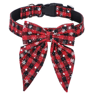 Pet Bow Tie Christmas Collar