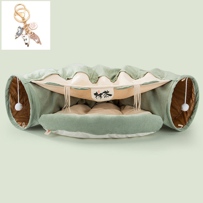 Interactive Cat Play Tunnel - Fun, Durable & Collapsible