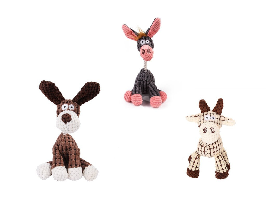 Pet Donkey Shape Chew Toy
