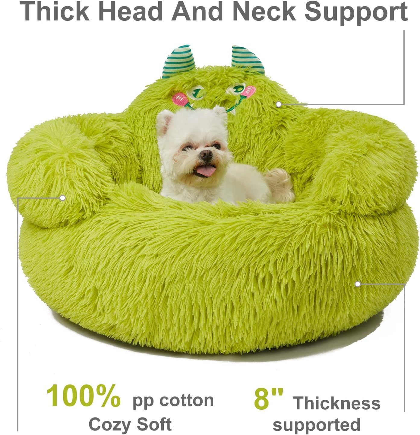Cute Calming Dog Bed