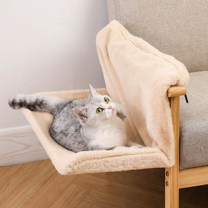 Hanging  Plush L-shaped Cat Hammock