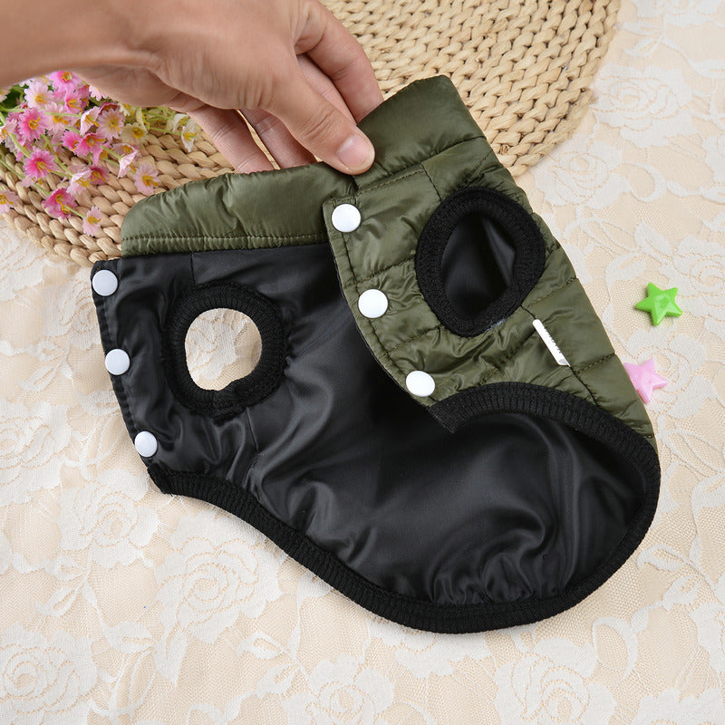 Cat Thermal Padded Coat – Warm Winter Jacket for Cats