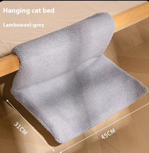 Hanging  Plush L-shaped Cat Hammock