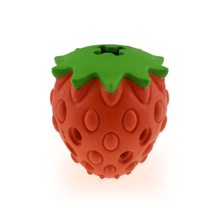 Pet Strawberry Leak Food Toy