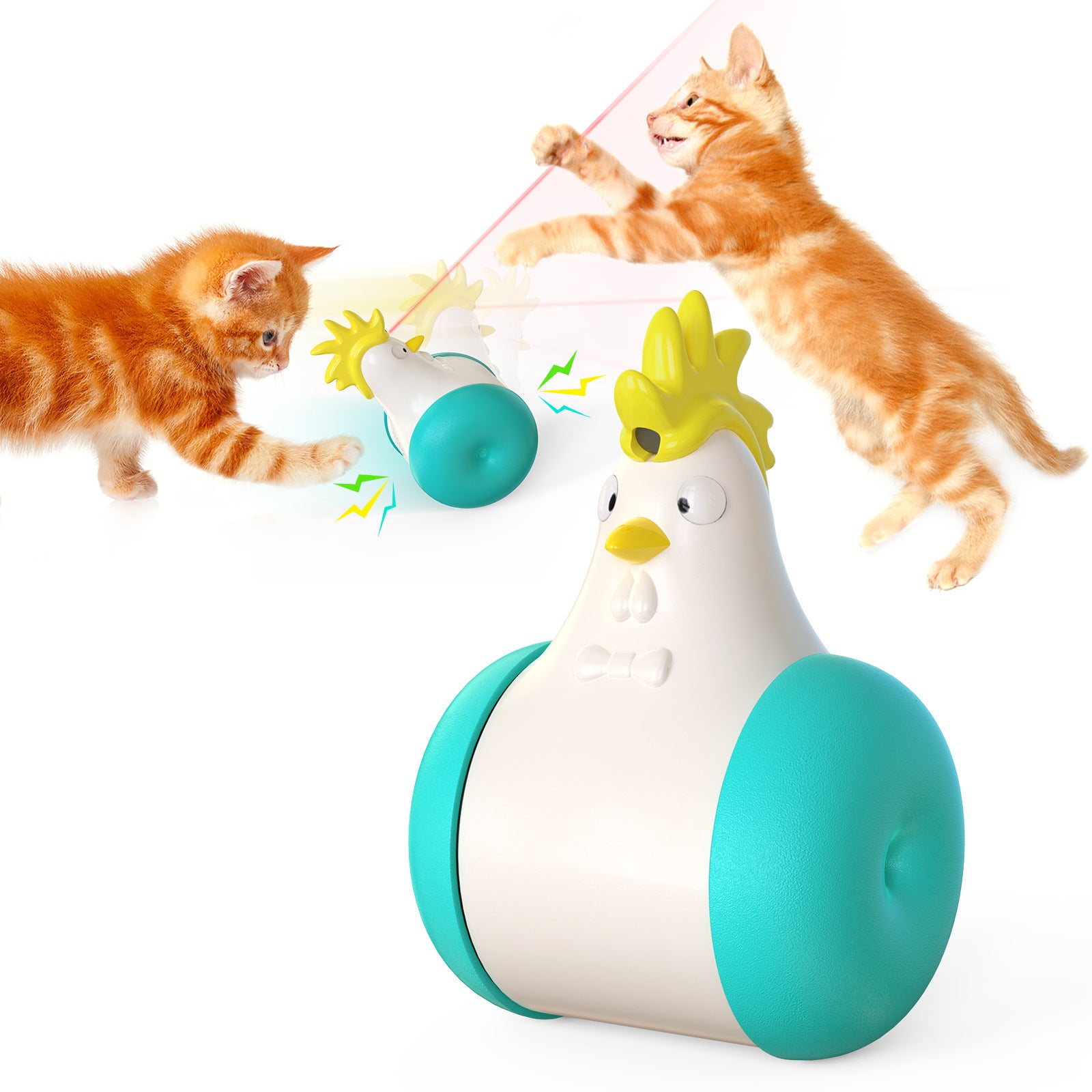Cat Laser Electric Tumbler Toy