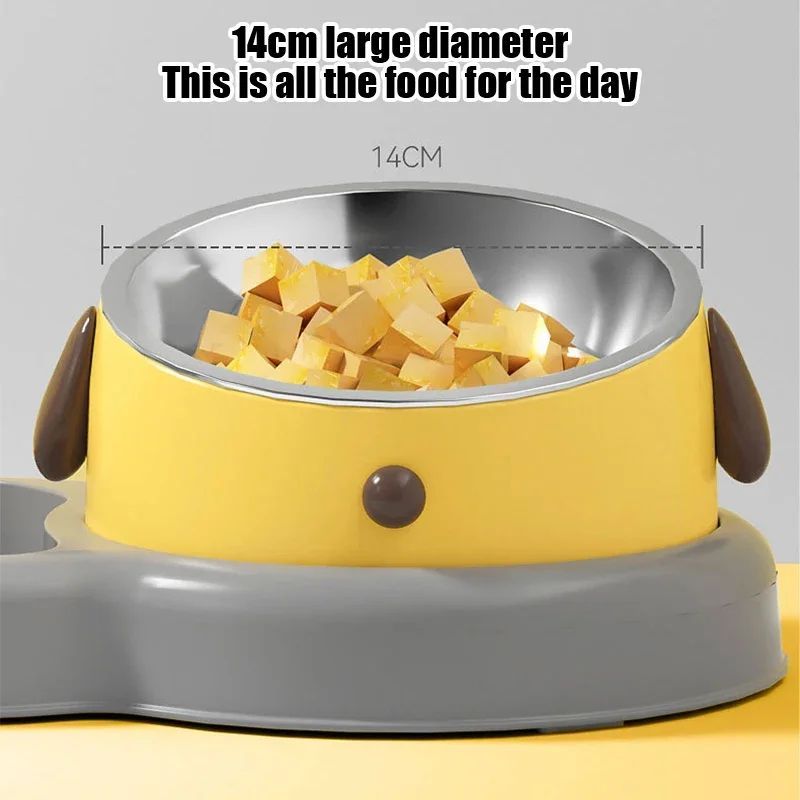 Pet Feeder Bowl Water Bottle Set