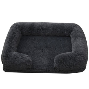 Plush Round Pet Bed