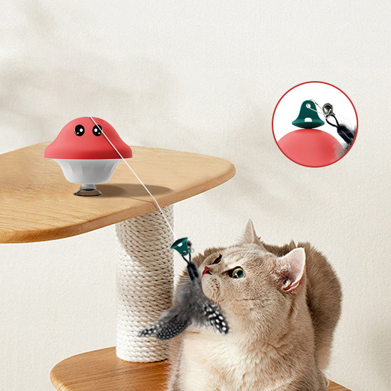 Cat Wand Suction Cup Toy
