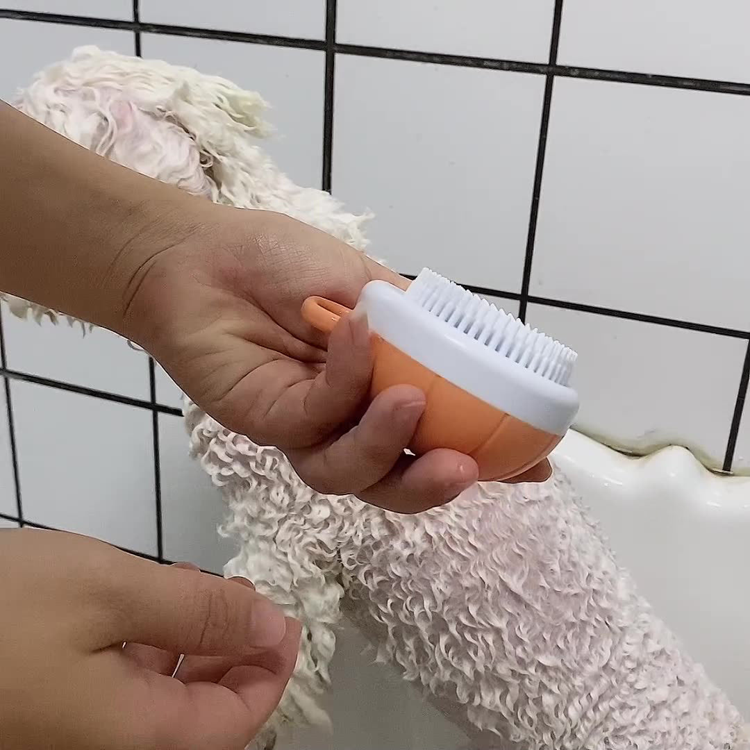 Dog Bath Silicone Comb