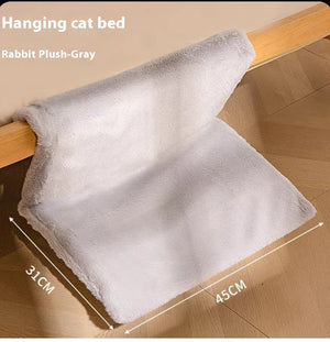 Hanging  Plush L-shaped Cat Hammock