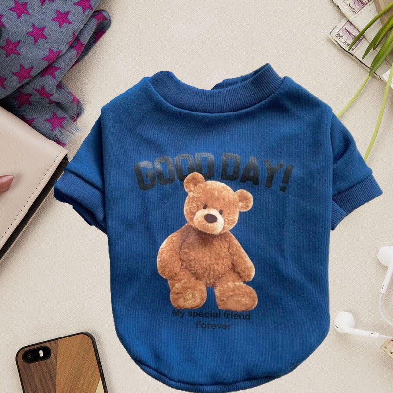 Winter Teddy Bear Pet Clothing