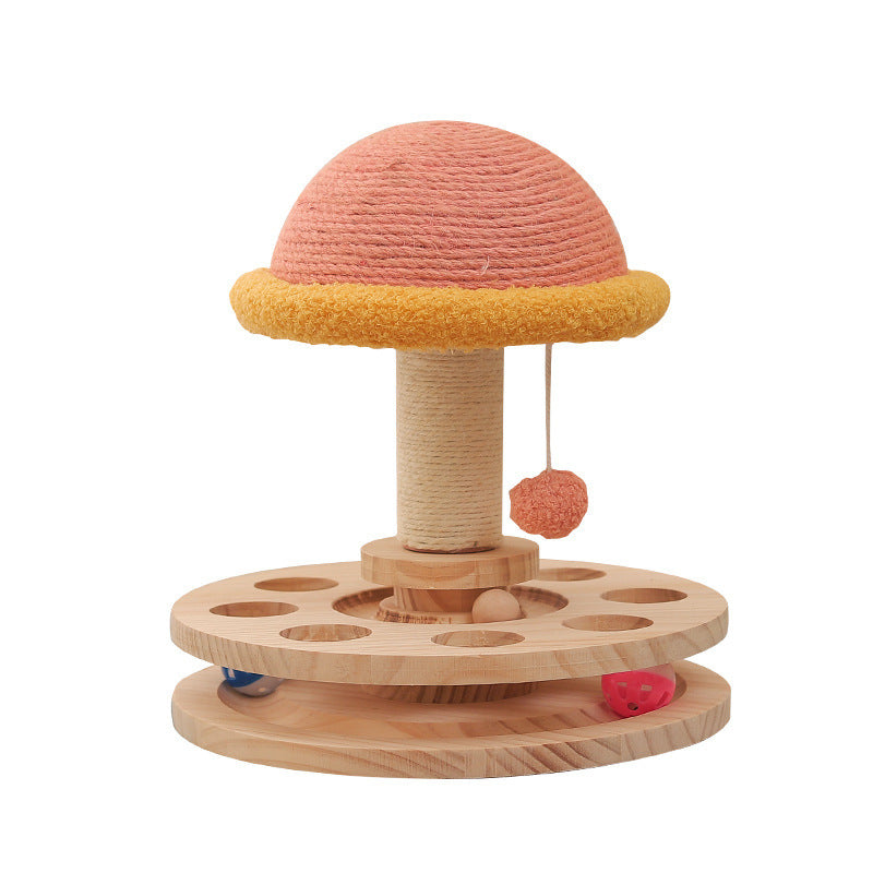 Sisal Grinding Claw Turntable Cat Toy