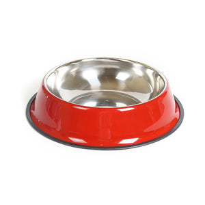 Pet feeding basin