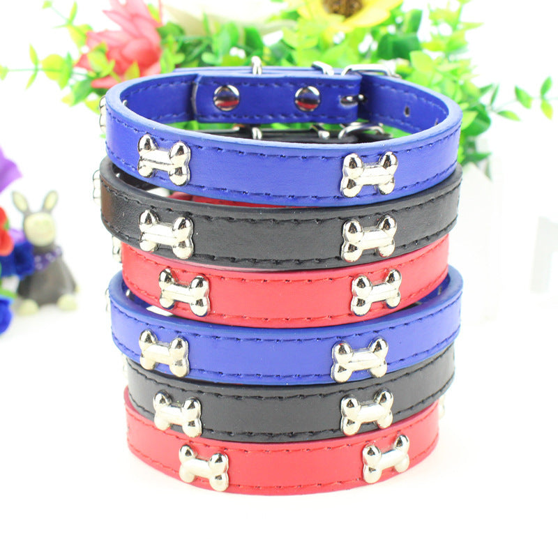 Fashionable Pet PU Neck Collar