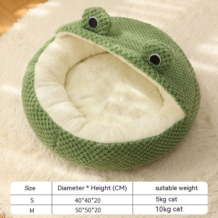Pet Little Frog Series Plush Mat