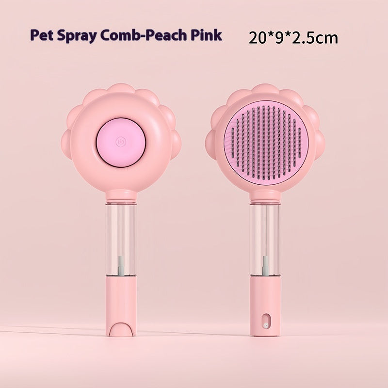 2 In 1 Self Cleaning Dog Brush