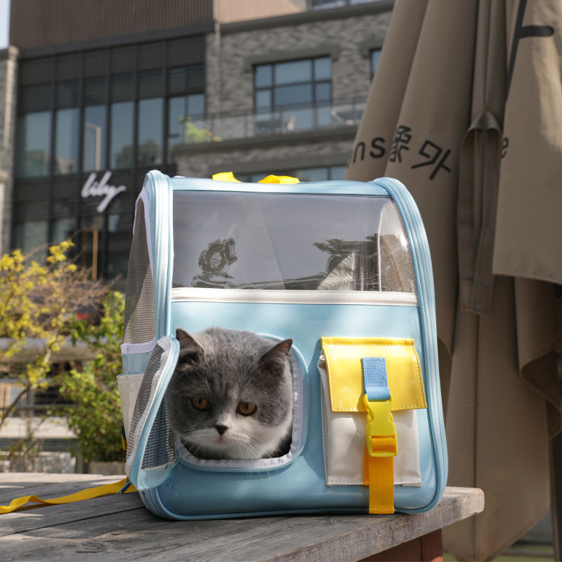 Pet Travel Transparent Backpack