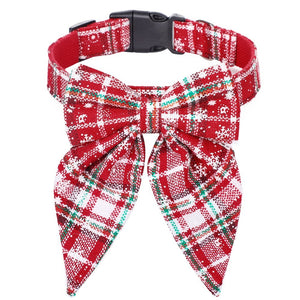 Pet Bow Tie Christmas Collar