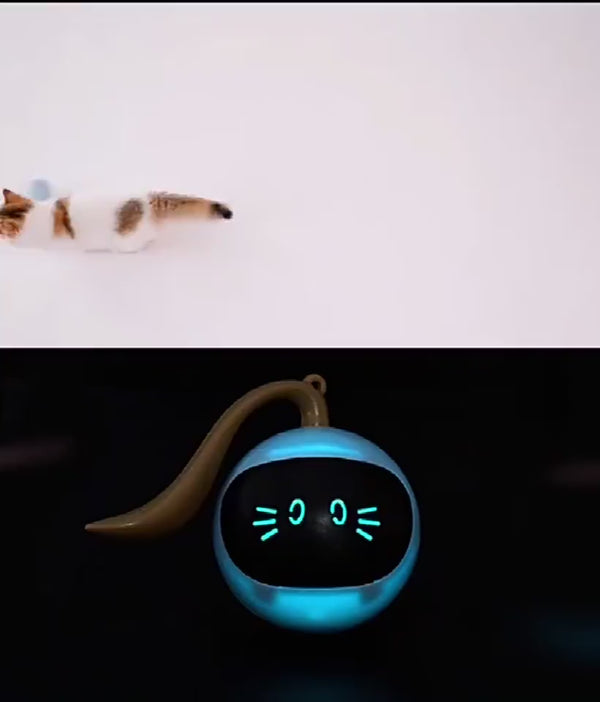 Interactive Smart Automatic Rotating LED Toy Ball For Cats And Dogs